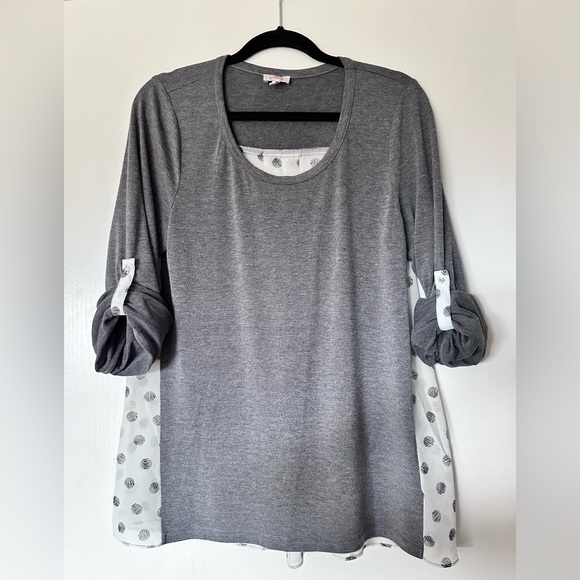 Pixley Heather Gray Top - Picture 1 of 5
